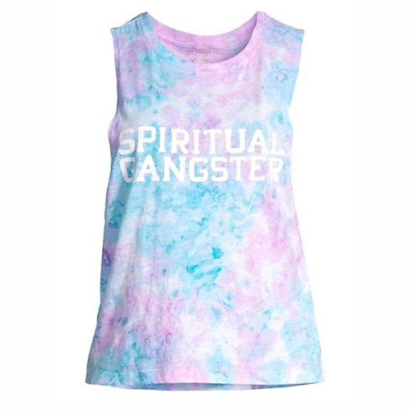 Spiritual Gangster Tops - Spiritual Gangster Tie Dye Graphic Tank